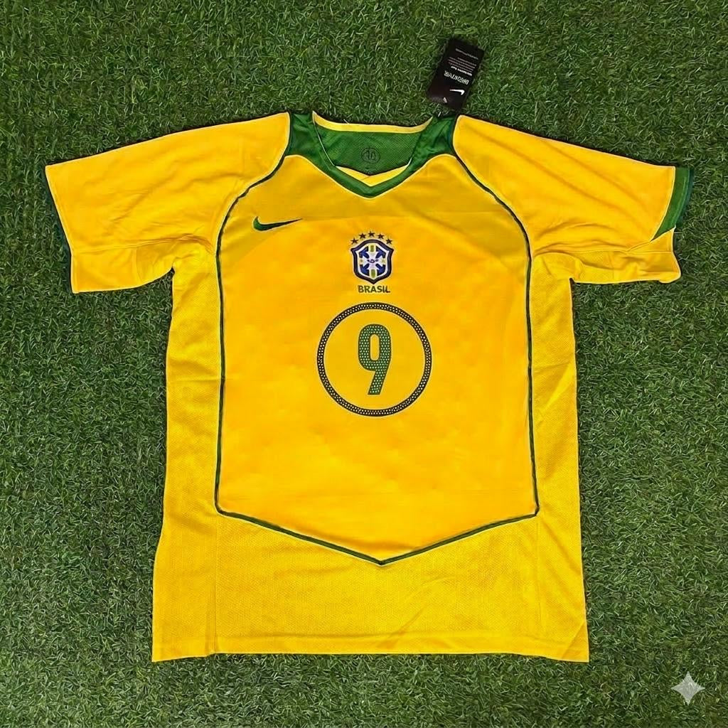 Frederico Chaves Guedes 9 Brazil Retro Football Jersey Kit