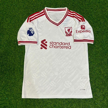 Ryan Gravenberch #39 Liverpool 2027 White Away Football Jersey