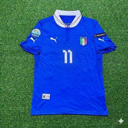 Italy EURO 2012 Antonio Di Natale 11- Retro Home Football Jersey