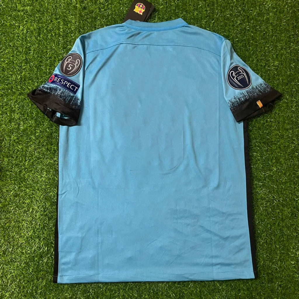 Barcelona 2015-2016 Champions League Retro Football Jersey