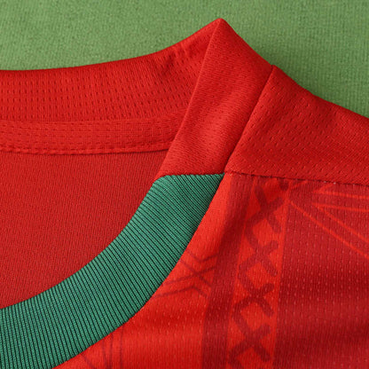 Morocco Home African Cup 2025 Season Football Jersey Kit