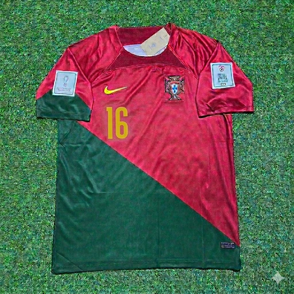 Portugal World Cup 2022 Vitinha #16 Home Retro Football Jersey