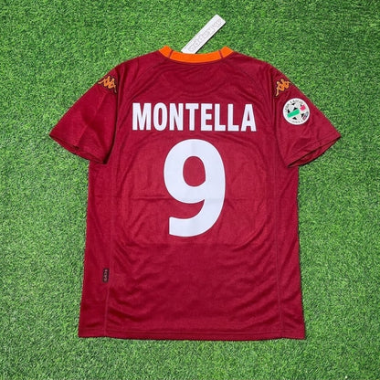 Vincenzo Montella #9 2000-2001 Home Retro Football Jersey Paradise Edition