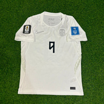 Norway World Cup 2026 Erling Braut Haaland #9 White Football Jersey