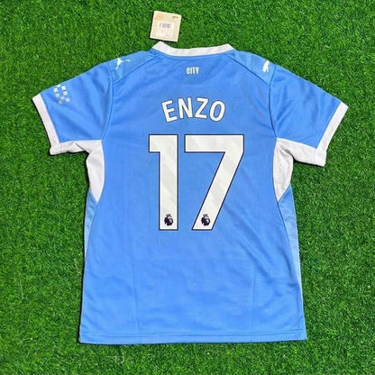 Enzo Fernandes #17 Manchester City 2026-27 Home Football Jersey