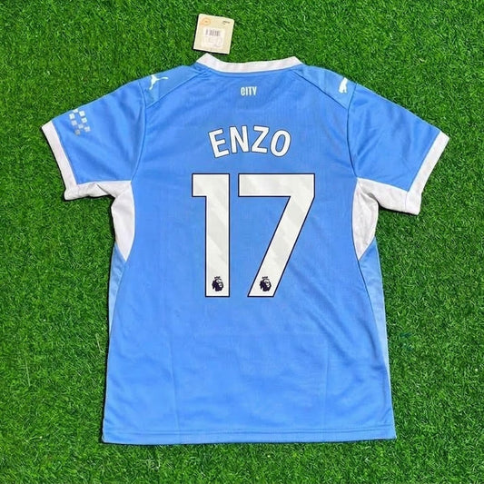 Enzo Fernandes #17 Manchester City 2026-27 Home Football Jersey