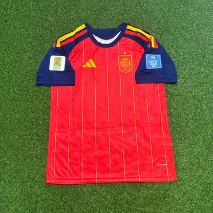 Spain World Cup 2026 Marc Cucurella #24 Home Football Jersey