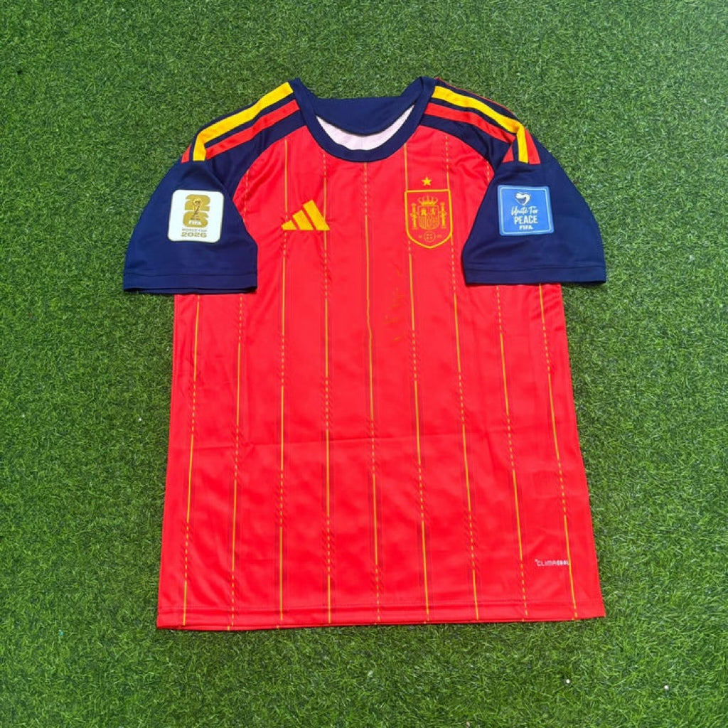 Spain World Cup 2026 Ferran Torres #7 Home Football Jersey