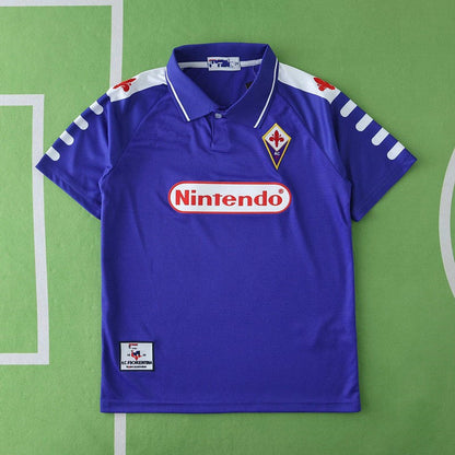 Fiorentina 1998 Home Kids Retro Football Jersey