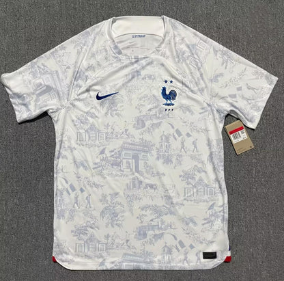 France World Cup 2022 Karim Benzema #19 Away Retro Football Jersey