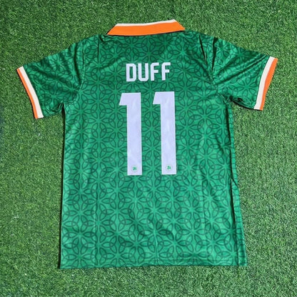 Ireland Damien Duff St.Patrick's Day Special Soccer Football Jersey