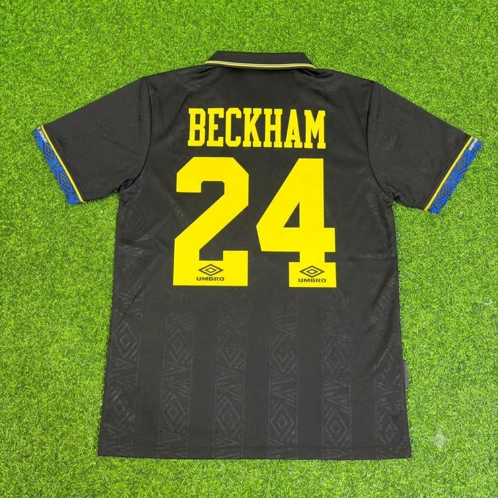 David Beckham Manchester United 1992 1993 Retro Retro Football Jersey Kit