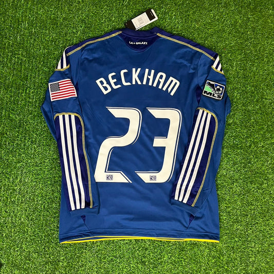 David Beckham 23 - LA Galaxy 2011/12 MLS Retro Kit Jersey Maillot Trikot