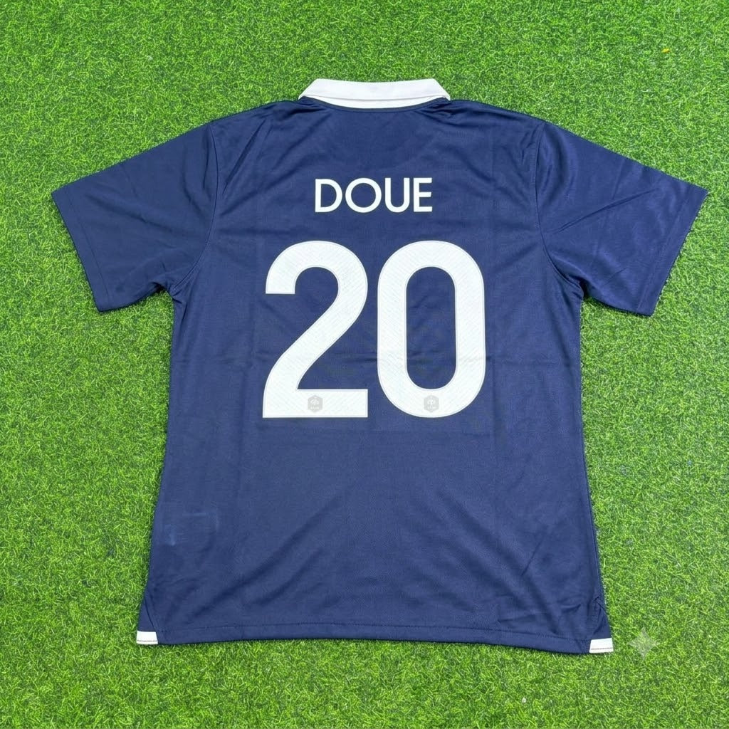 Desire Doue #20 France Retro Football Jersey