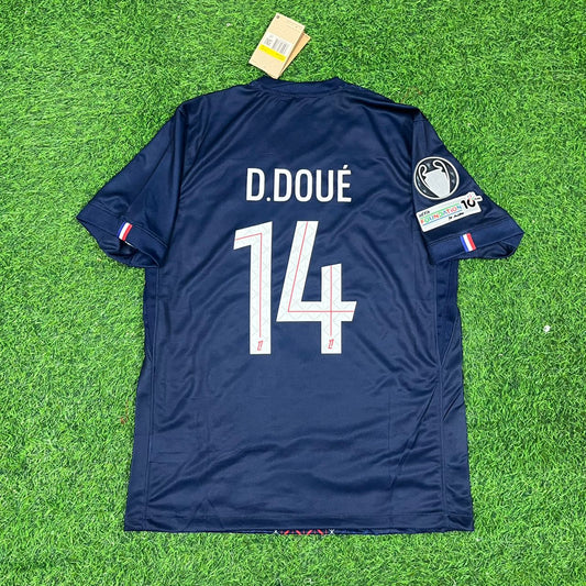 Maillot de Foot Désiré Doué #14 Ligue des Champions 2026 Finale