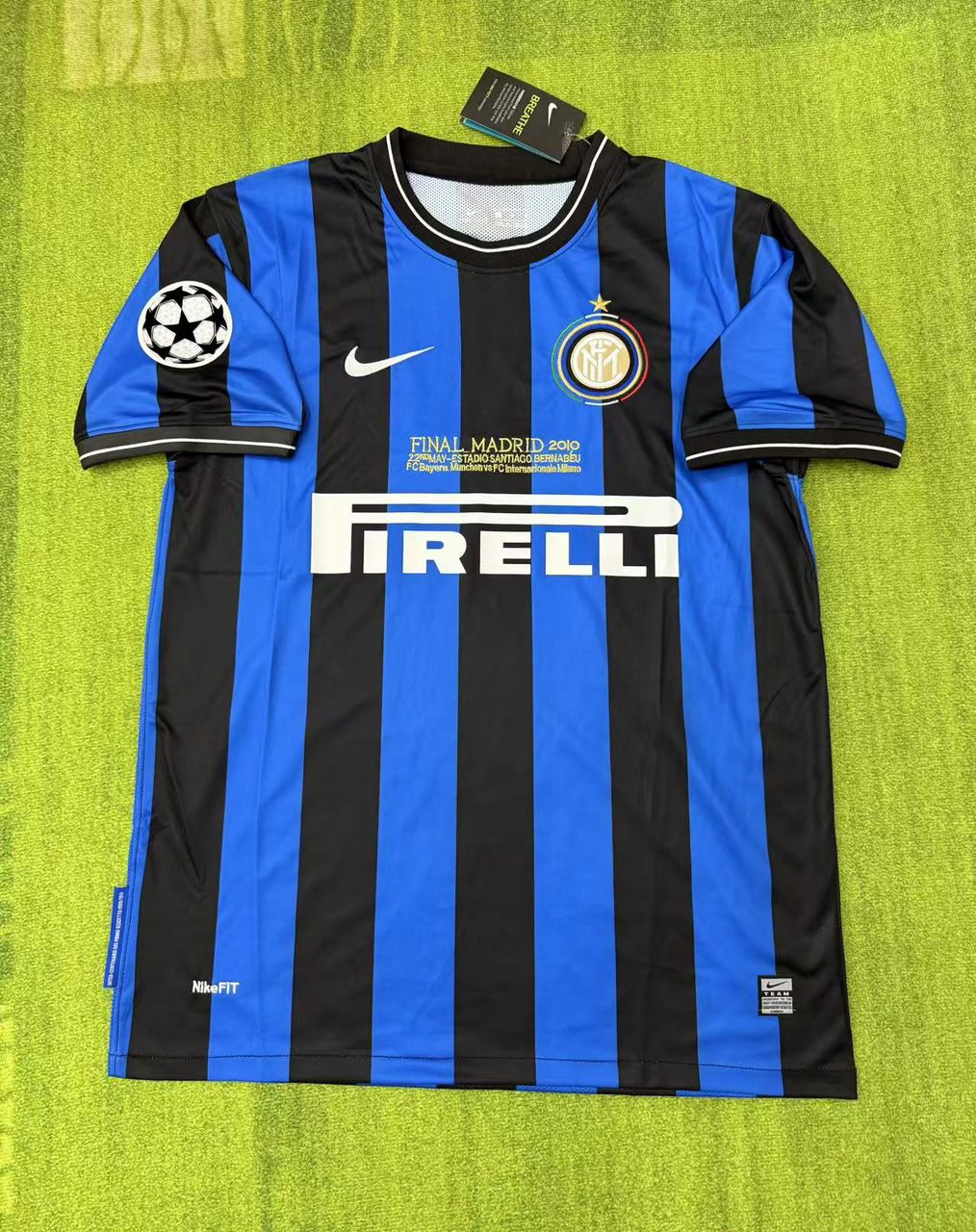 Diego Milito Inter Milan 2010 Champions League Final Kids Football Jersey Kit