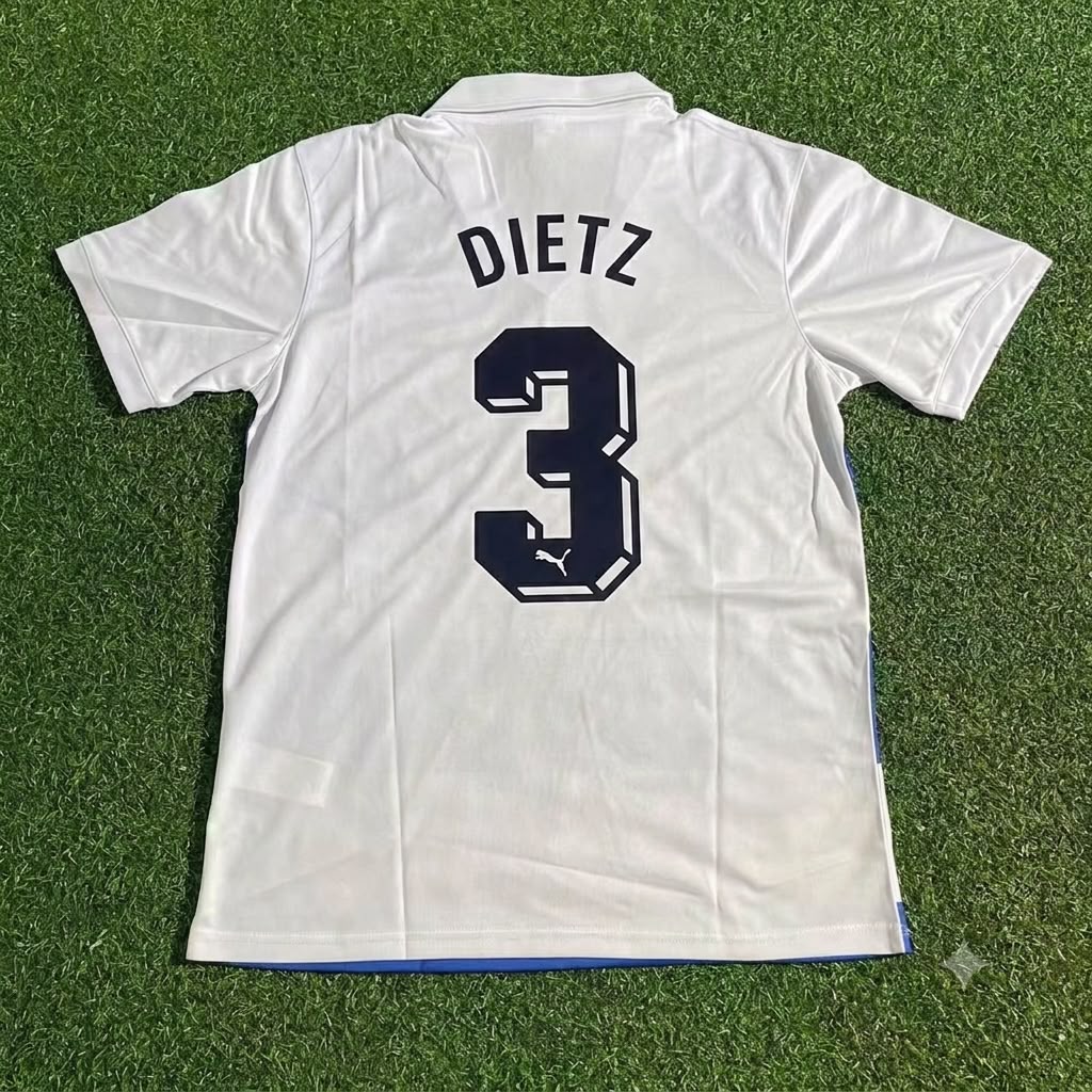 Bernard Dietz MSV Duisburg Heim Retro Special Fussballtrikot Jersey