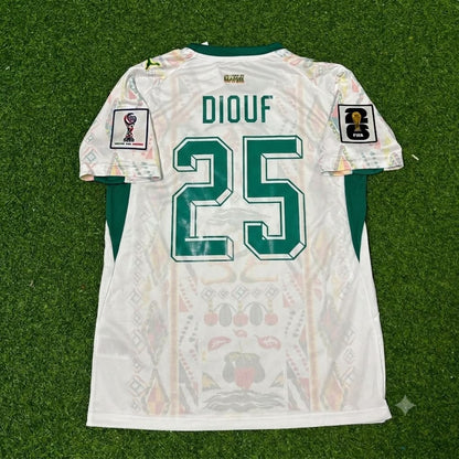 Senegal World Cup 2026 El Hadji Malick Diouf Home Football Jersey