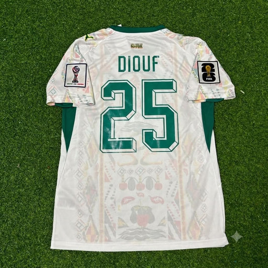 Senegal World Cup 2026 El Hadji Malick Diouf Home Football Jersey