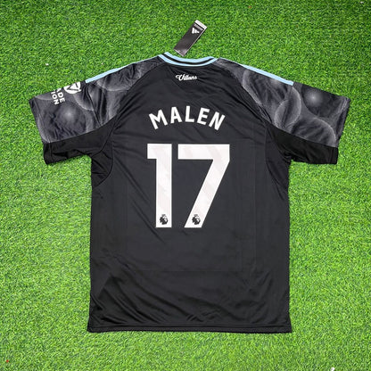 Donyell Malen 17- Aston Villa 2026 Away Football Jersey
