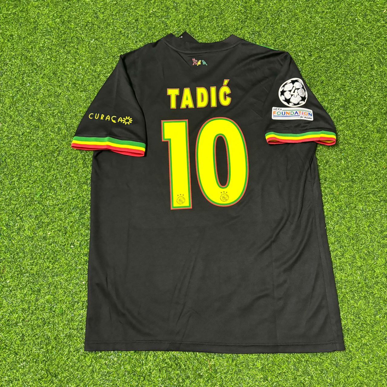 Dušan Tadić Ajax 2021 2022 Black Bob Marley Edition Retro Football Jersey Kit