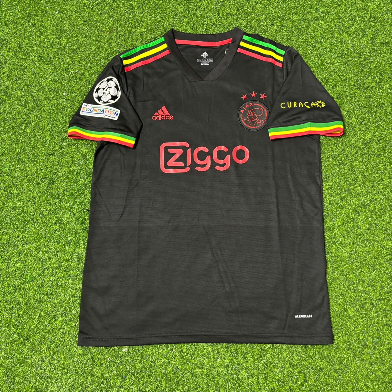 Dušan Tadić Ajax 2021 2022 Black Bob Marley Edition Retro Football Jersey Kit