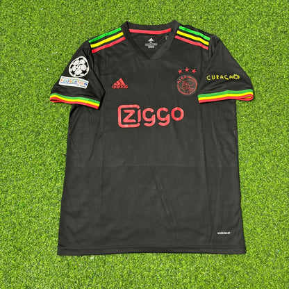 Dušan Tadić Ajax 2021 2022 Black Bob Marley Edition Retro Football Jersey Kit