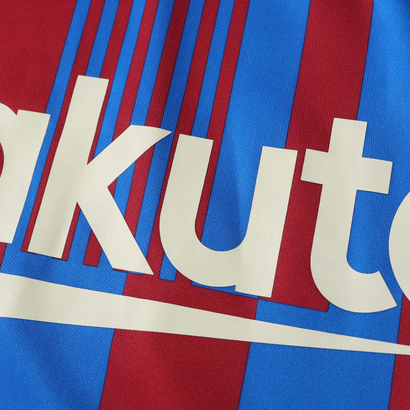 Barcelona 2021/22 Season Home Retro Football Jersey