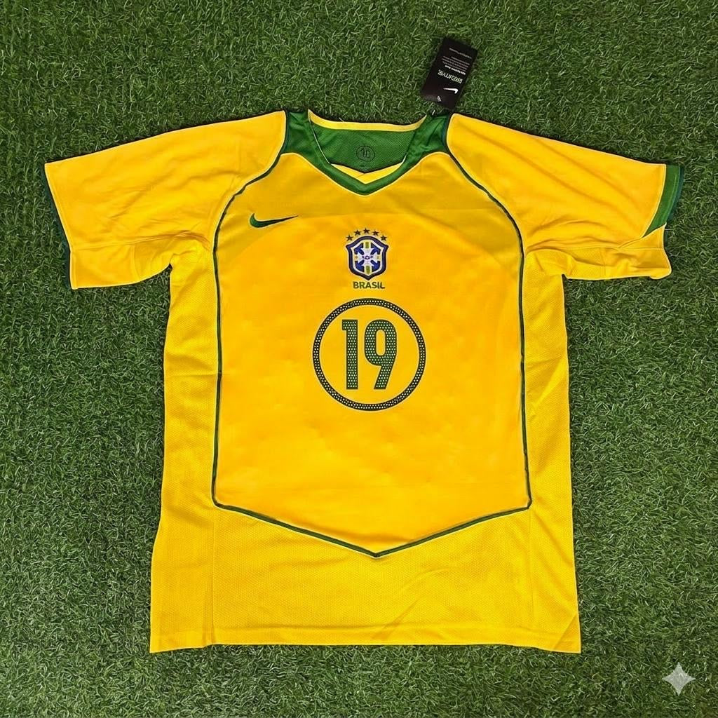 Willian 19 Brazil Retro Football Jersey Kit