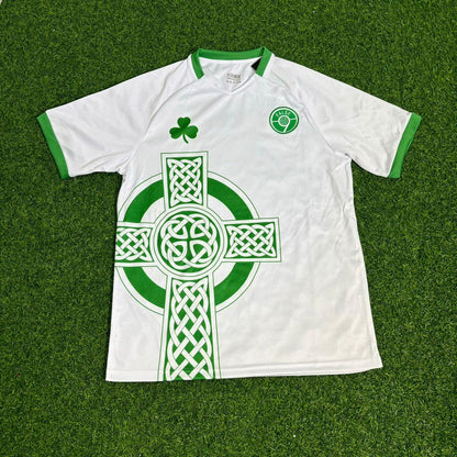 Jake O'Brien 5- Ireland Vintage Special Edition White Football Jersey Collection