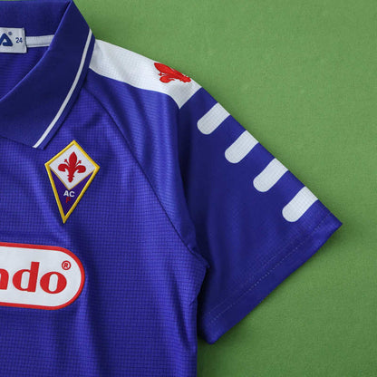 Fiorentina 1998 Home Kids Retro Football Jersey