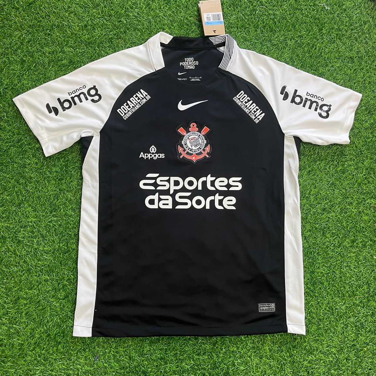 Jesse Lingard #77 Corinthians 2026 Black White Football Jersey Soccer Kit Shirt