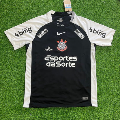 Jesse Lingard #77 Corinthians 2026 Black White Football Jersey Soccer Kit Shirt