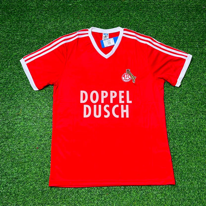 1. FC Köln 1984/85 Retro Auswärtstrikot Rot Fußball