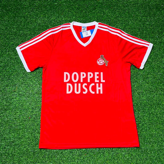 1. FC Köln 1984/85 Retro Auswärtstrikot Rot Fußball
