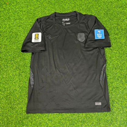 Norway World Cup 2026 Andreas Schjelderup #21 Away Black Football Jersey
