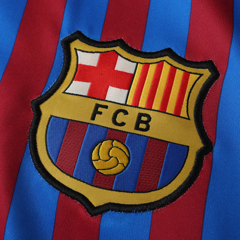 Barcelona 2021/22 Season Home Retro Football Jersey