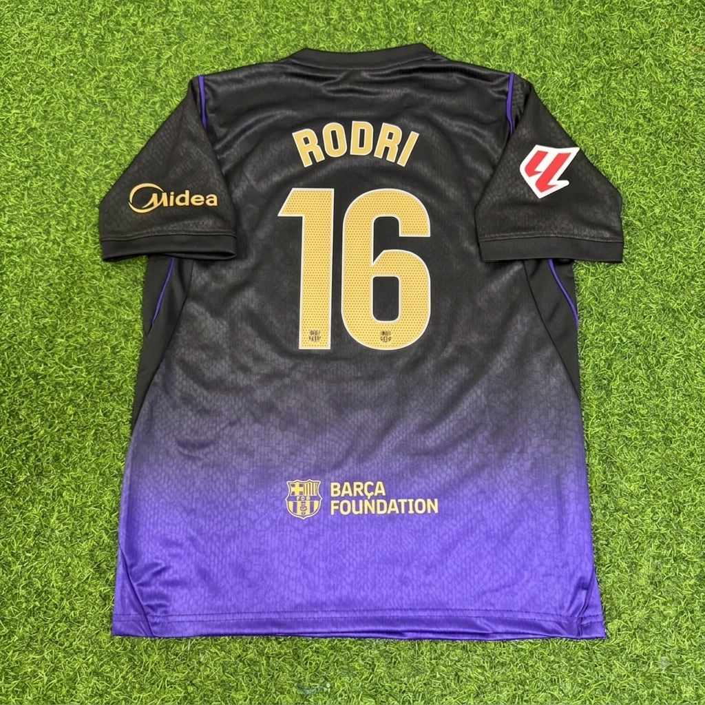 Rodri #16 Barcelona 2027 Away Football Jersey
