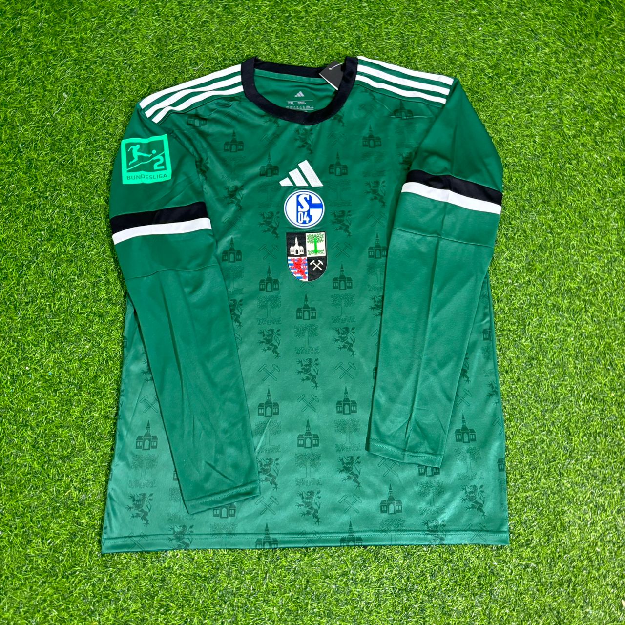 Edin Dzeko 10- Schalke 04 Long Sleeve Gelsenkirchen Special Edition Football Jersey Kit