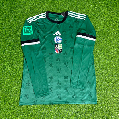 Edin Dzeko 10- Schalke 04 Long Sleeve Gelsenkirchen Special Edition Football Jersey Kit