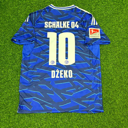 Edin Dzeko 10 Schalke 04 Neues Saison Fußballtrikot Paradise Edition