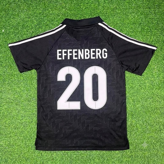 Stefan Effenberg Germany Deutschland Schwarzes Retro Fußballtrikot Jersey