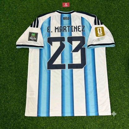 Argentina World Cup 2026 Emiliano Martinez Goalkeeper Football Jersey Kit
