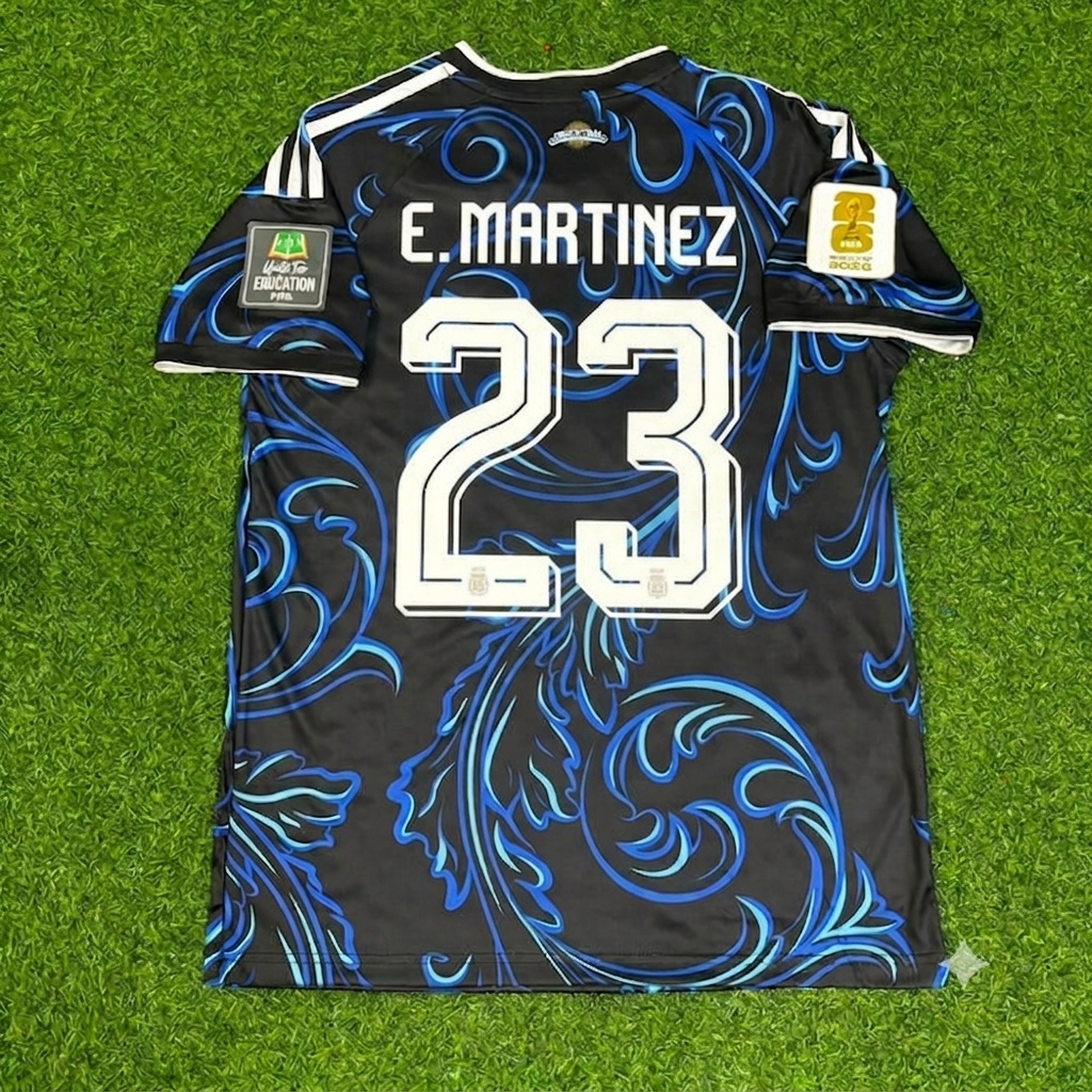 Argentina World Cup 2026 Emiliano Martinez Goalkeeper Away Football Jersey Kit