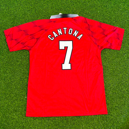 Eric Cantona Manchester United 1996-1998 Retro Football Jersey Kit