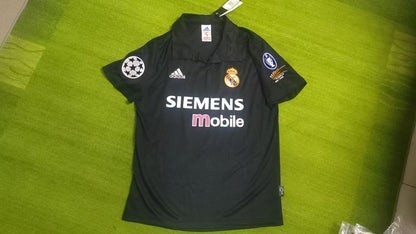 Esteban Cambiasso 2002 2003 Black Retro Football Jersey
