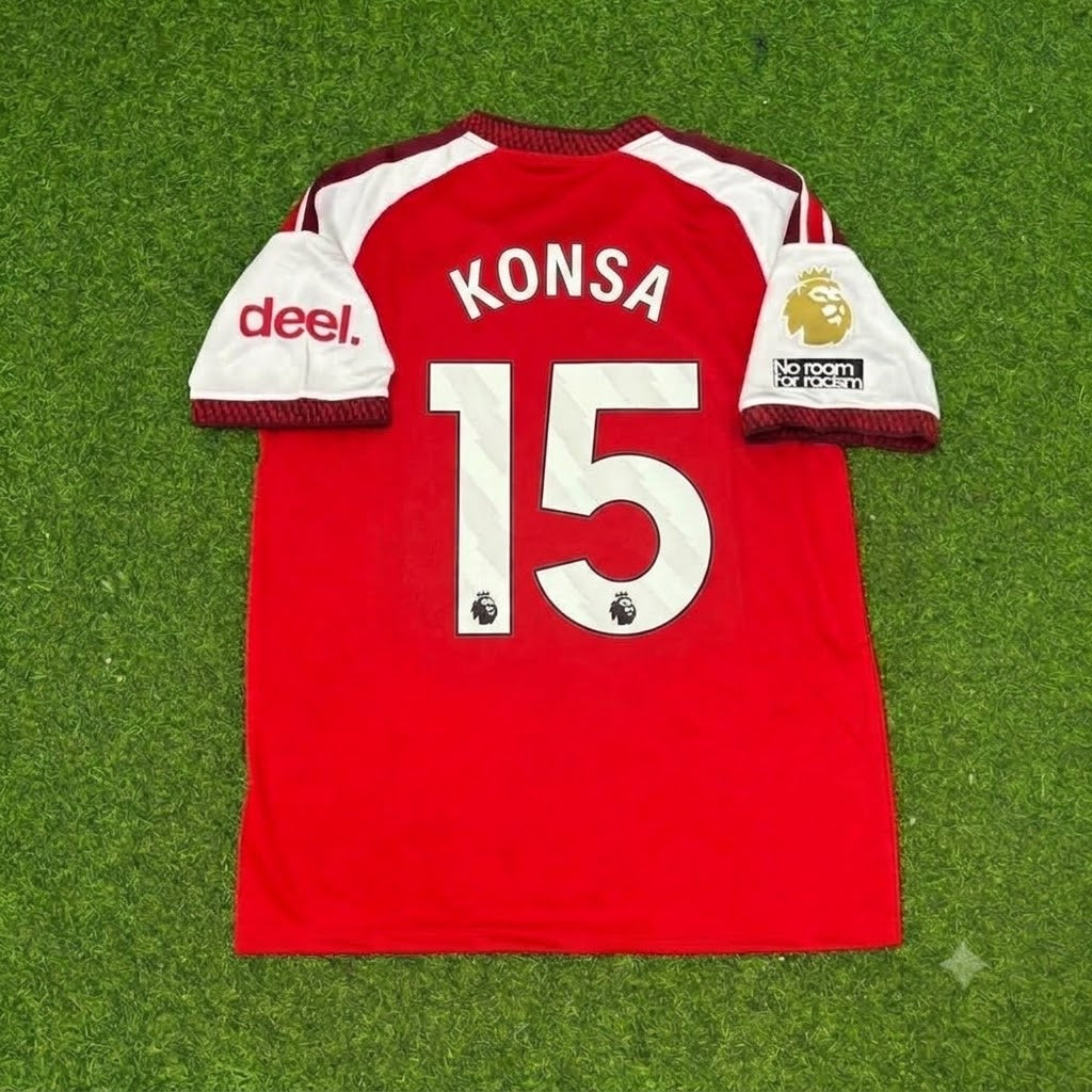 Ezri Konsa Arsenal Home 2027 Soccer Football Jersey