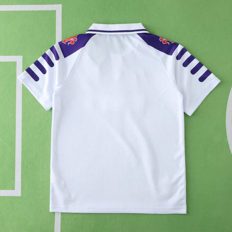 Fiorentina 1998 Away Kids Retro Football Jersey Kit