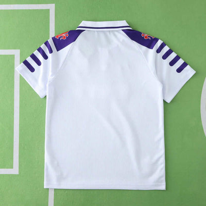 Fiorentina 1998 Away Kids Retro Football Jersey Kit