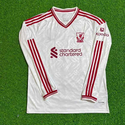 Florian Wirtz #7 Liverpool 2027 Long Sleeve Away White Football Jersey